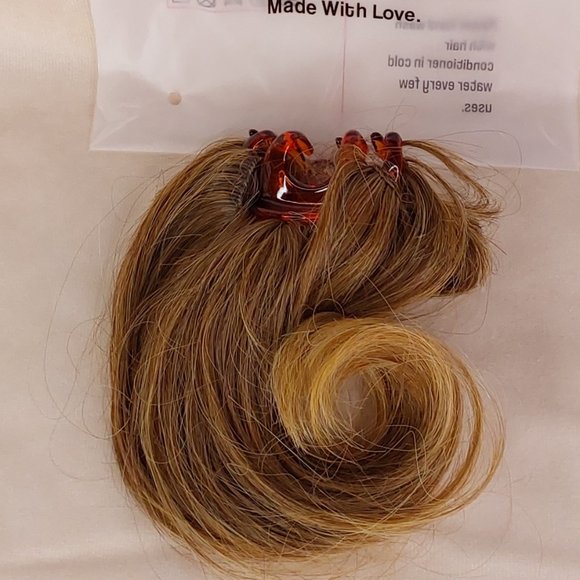 'JUVA~BUN' HAIR STYLING 'CURVED PONYTAIL' SEWN-IN CLAW CLIP - Picture 7 of 16
